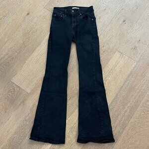 Levi's Black 726 Flare Jeans - Size 26